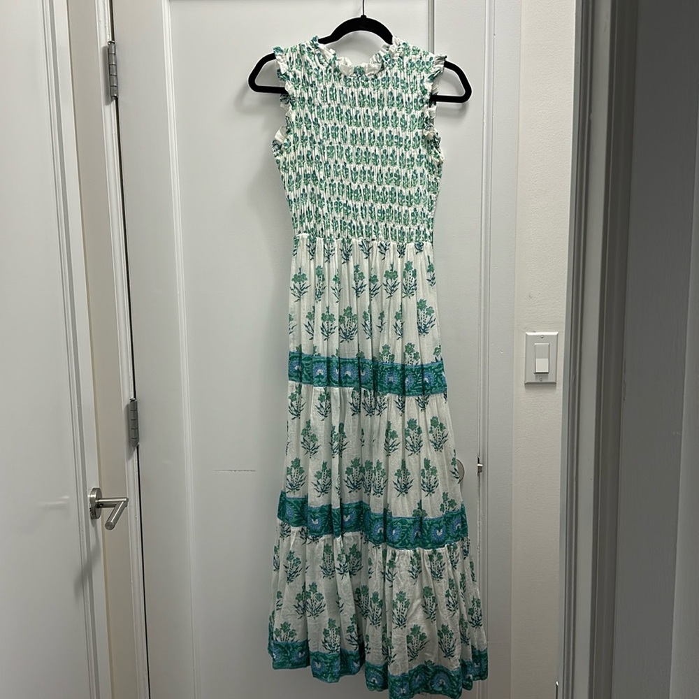 Oliphant smocked dress size small